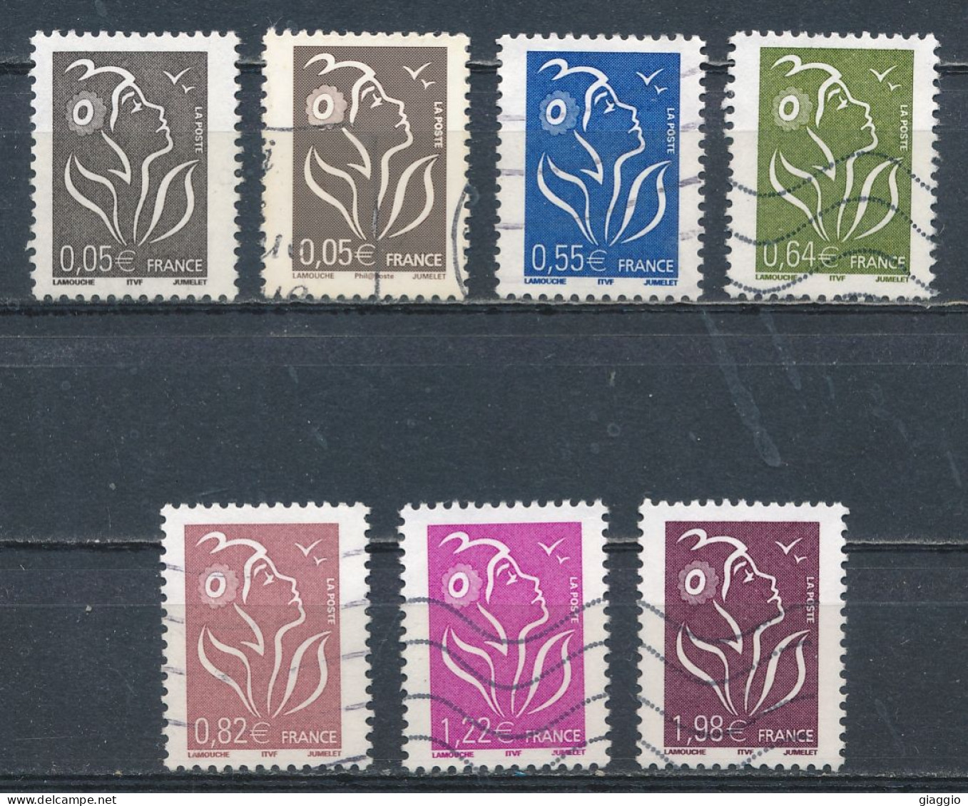 °°° FRANCE - Y&T N° 3754/59 - 2005 °°° - Used Stamps