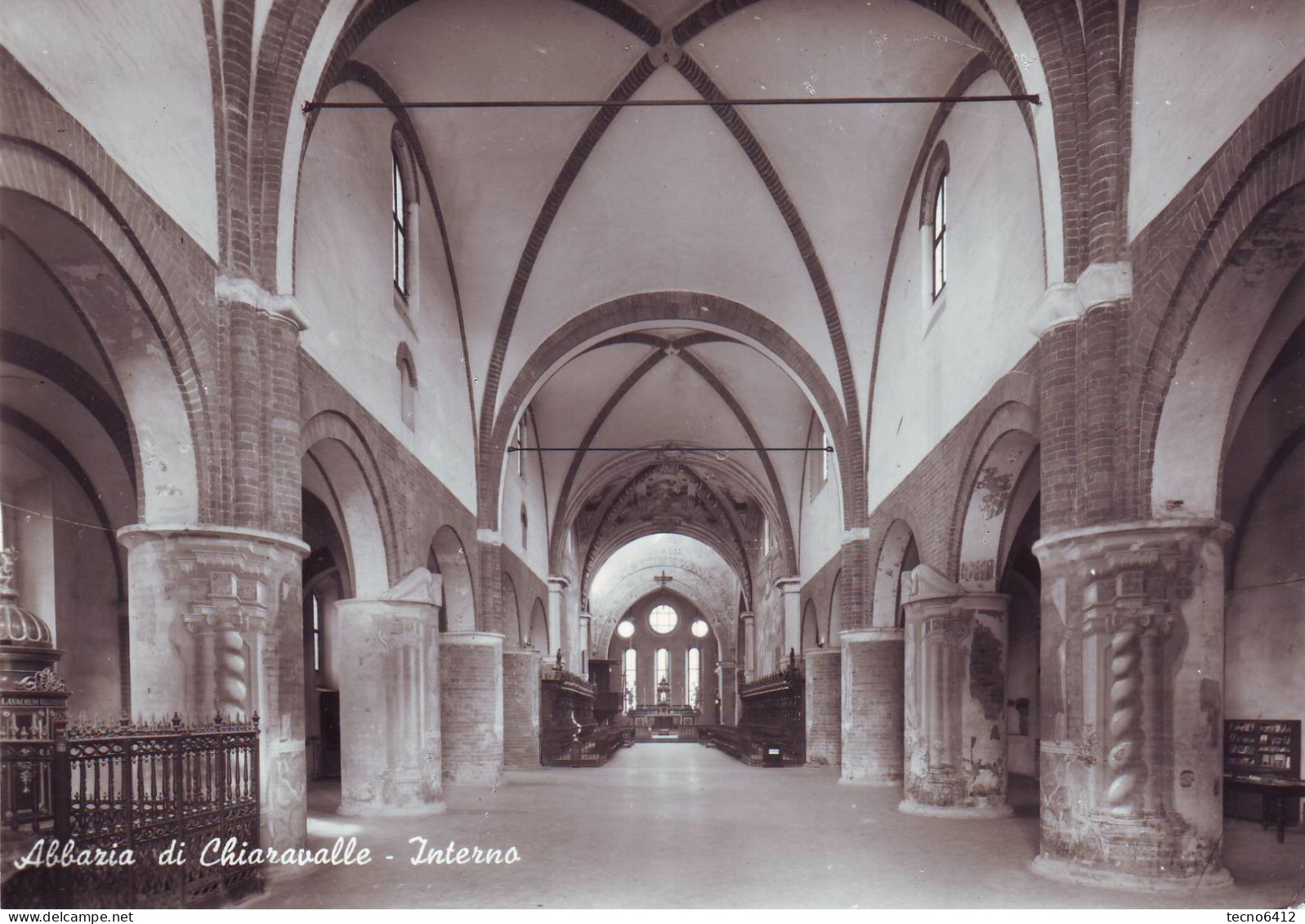 Chiaravalle(piacenza) - Abbazia Di Chiaravalle - Interno - Non Viaggiata - Piacenza