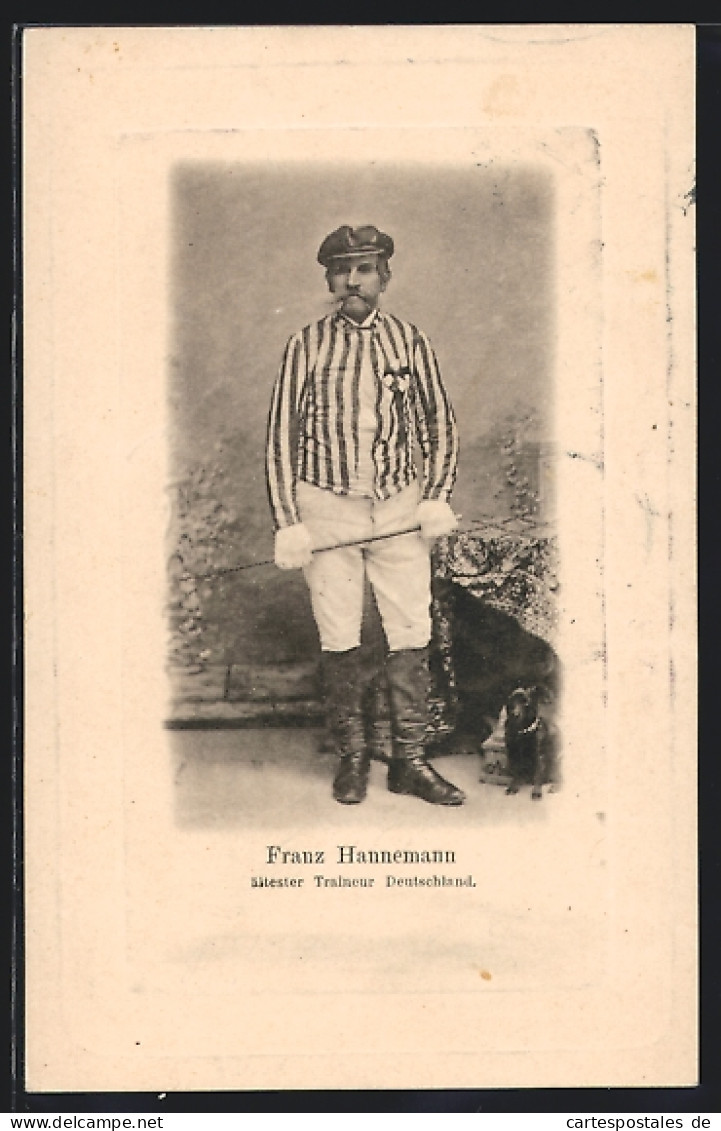 AK Franz Hannemann, ältester Traineur Deutschlands  - Horse Show