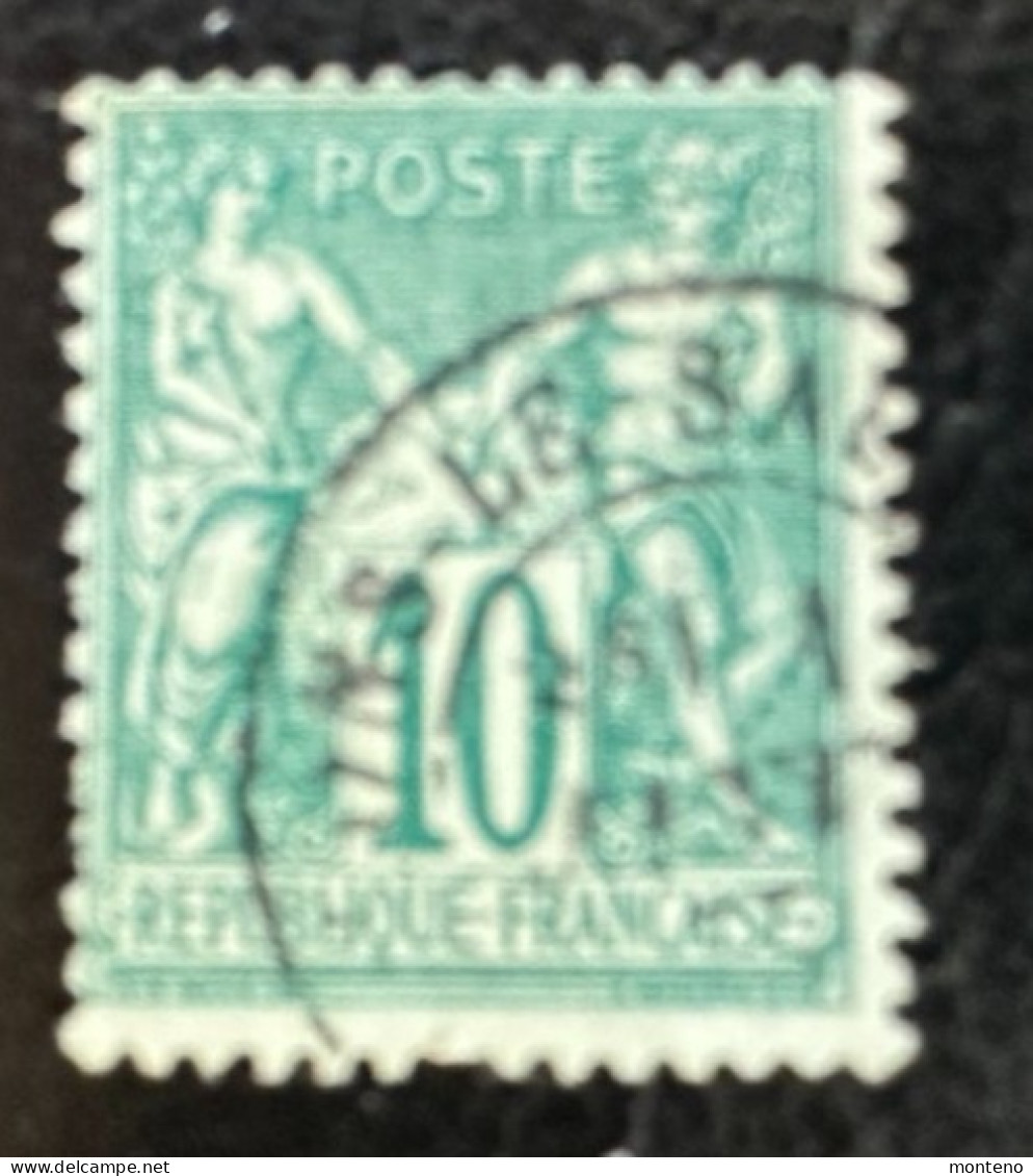 France 1876   Sage Type I    Y Et T  65  O - 1876-1878 Sage (Type I)