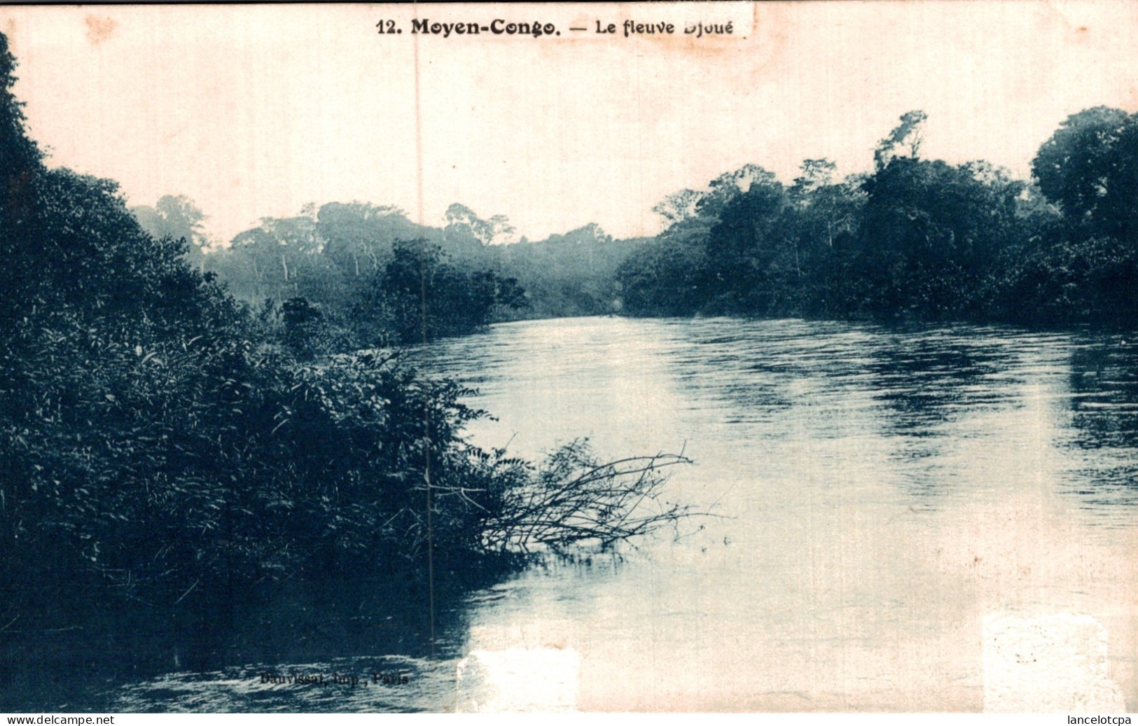 MOYEN CONGO / LE FLEUVE DJOUE - Congo Belge