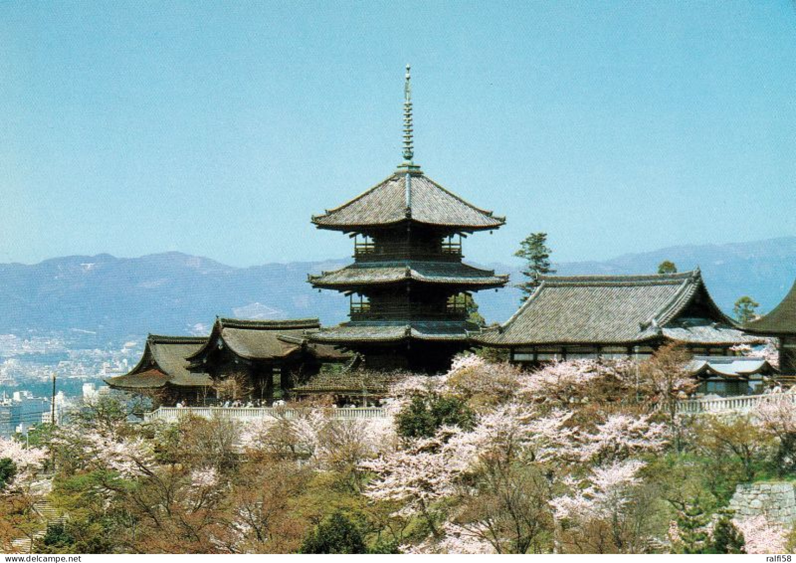 1 AK Japan * Der Kiyomizu Tempel In Kyoto - Erbaut 1633 - Seit 1994 UNESCO Weltkulturerbe * - Kyoto