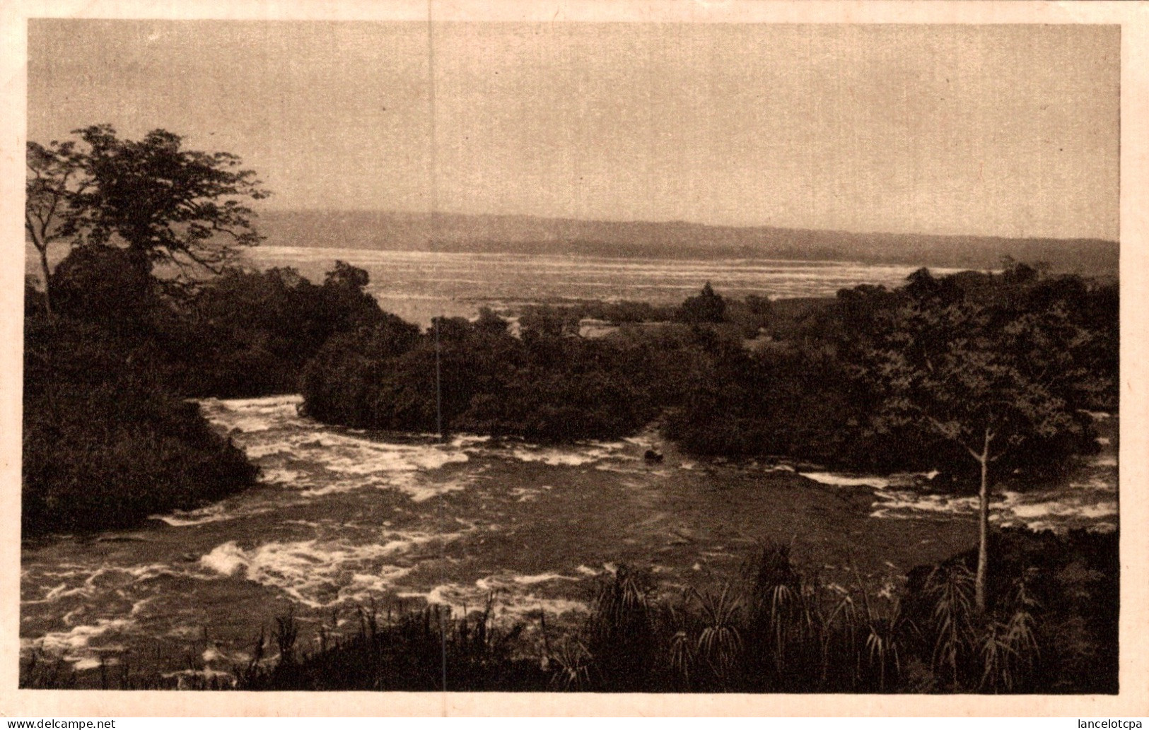 BRAZZAVILLE / VUE D'ENSEMBLE SUR LES RAPIDES DU DJOUE ET DU CONGO - Brazzaville