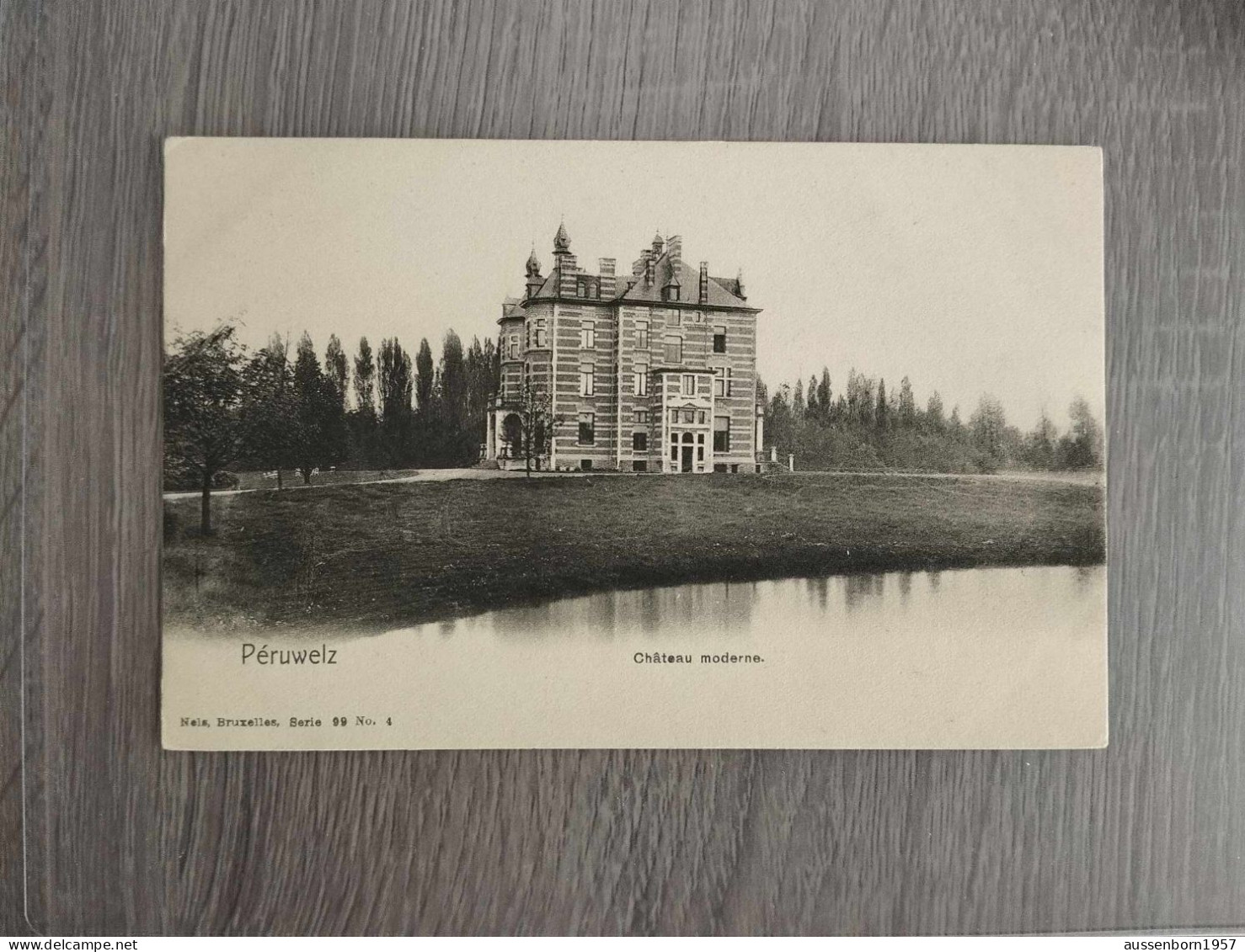 Peruwelz : Chateau Moderne : Carte Dos Non Divisé , Non écrite - Péruwelz