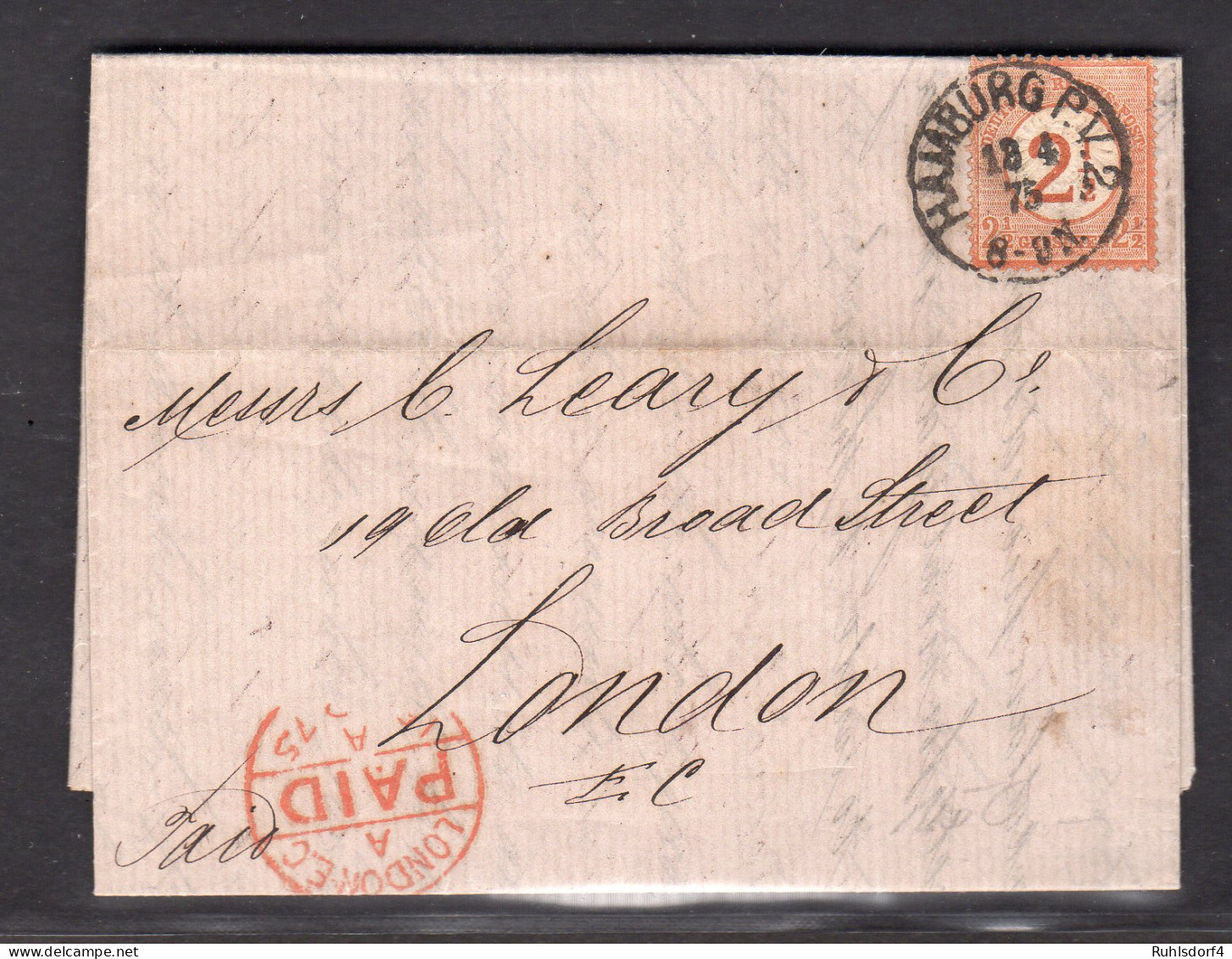 DR, Mi.-Nr. 29  EF., Als Auslandbrief Nach London, Befund J.-L. - Storia Postale