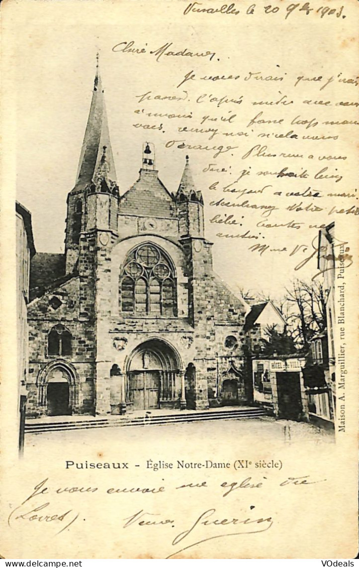 France - (45) Loiret - Puiseaux - Eglise Notre-Dame - Puiseaux