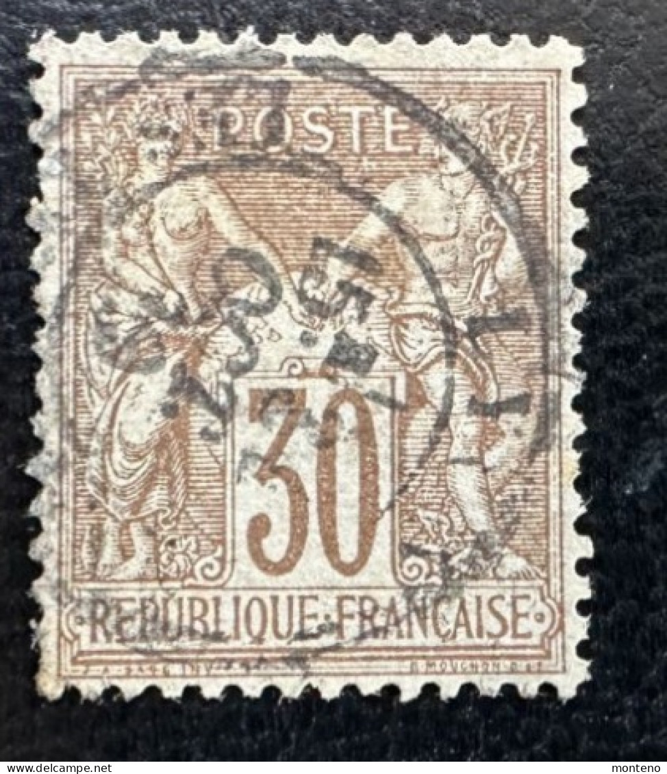 France 1876   Sage Type I    Y Et T  69  O - 1876-1878 Sage (Type I)