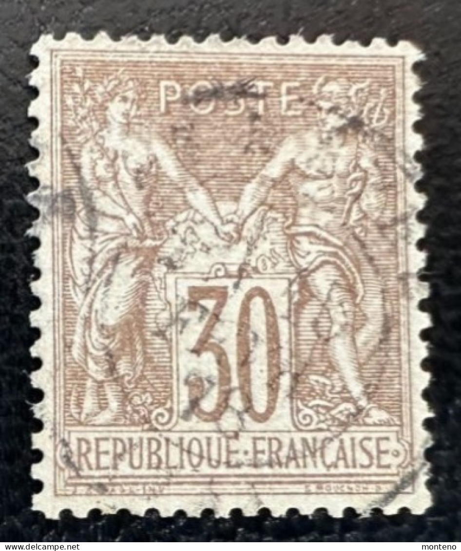 France 1876   Sage Type I    Y Et T  69  O - 1876-1878 Sage (Type I)