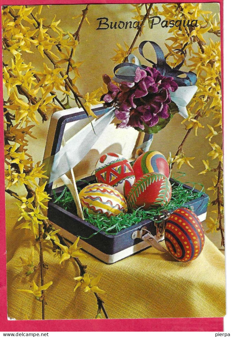 BUONA PASQUA - ALLEGORIA - ROTACOLOR - VIAGGIATA 1976 - Ostern