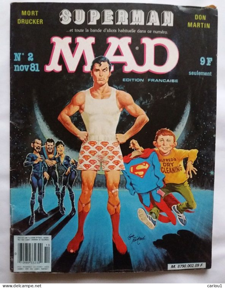 C1  Revue MAD # 2 Grafika 1981 DON MARTIN Jack DAVIS Dave BERG Prohias DRUCKER PORT INCLUS FRANCE - Otras Revistas