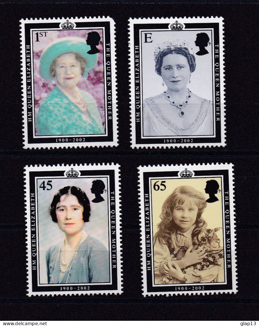 GRANDE-BRETAGNE 2002 TIMBRE N°2327A/27D NEUF AVEC CHARNIERE ELIZABETH II - Unused Stamps