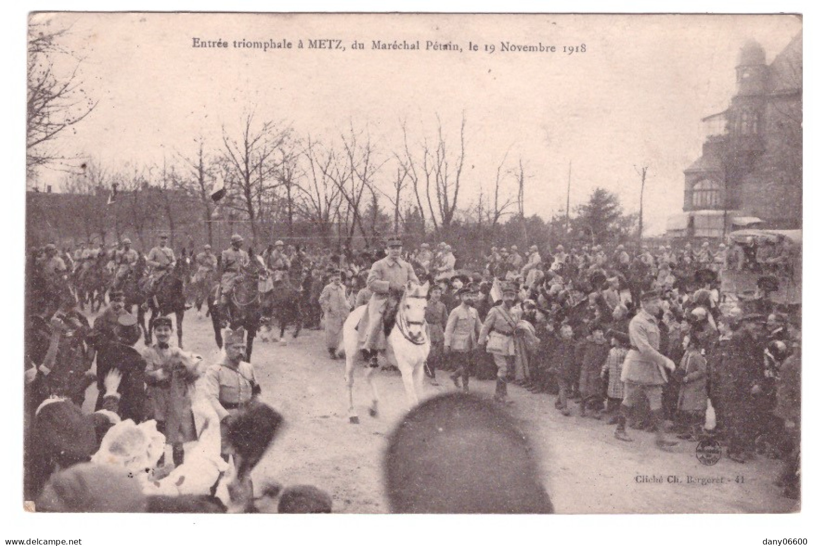 METZ - Entrée Triomphale Du Maréchal PETAIN Le 19 Novembre 1918 (carte Animée) - Metz