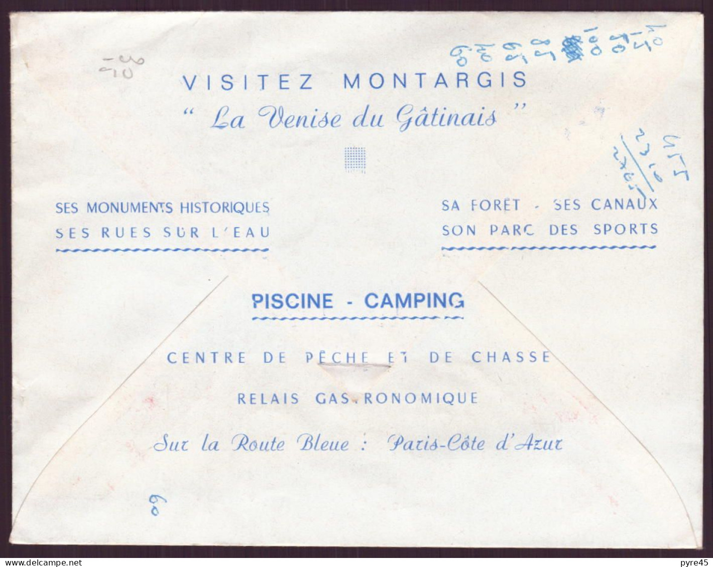 France, Enveloppe à En-tête " Ville De Montargis " Du 26 Juin 1964 - Otros & Sin Clasificación