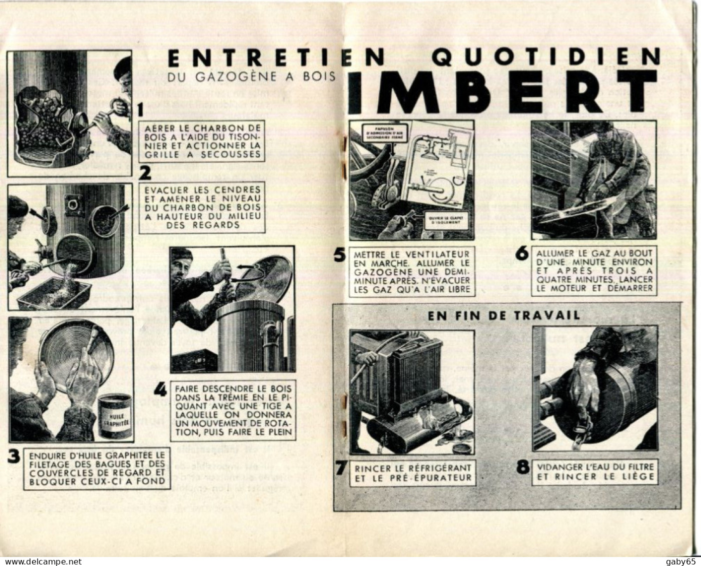 APRENEZ A CONNAITRE VÔTRE  GAZOGÈNE A BOIS " IMBERT " GAZOGÈNES IMBERT 49 RUE DU COLIÉE.PARIS. - Non Classés