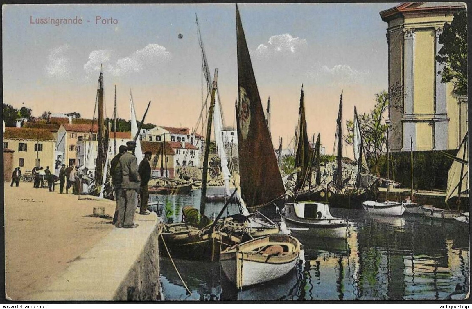 Croatia-----Veli Losinj (Lussingrande)-----old Postcard - Croatia