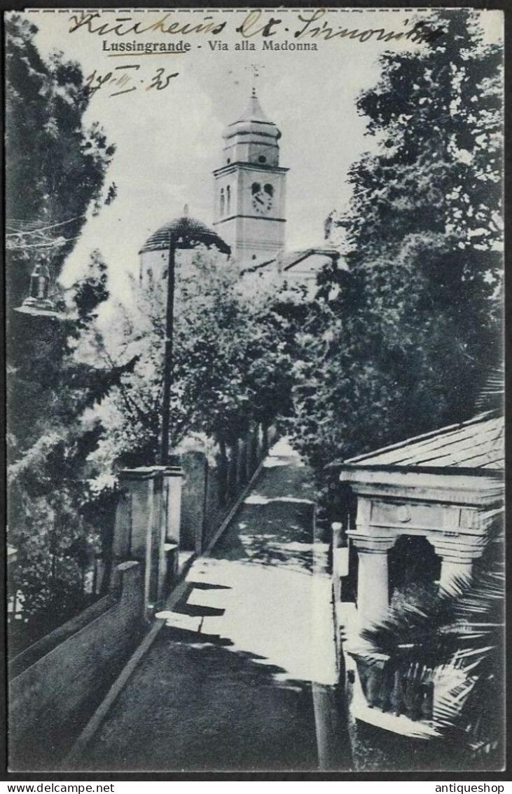 Croatia-----Veli Losinj (Lussingrande)-----old Postcard - Croatie