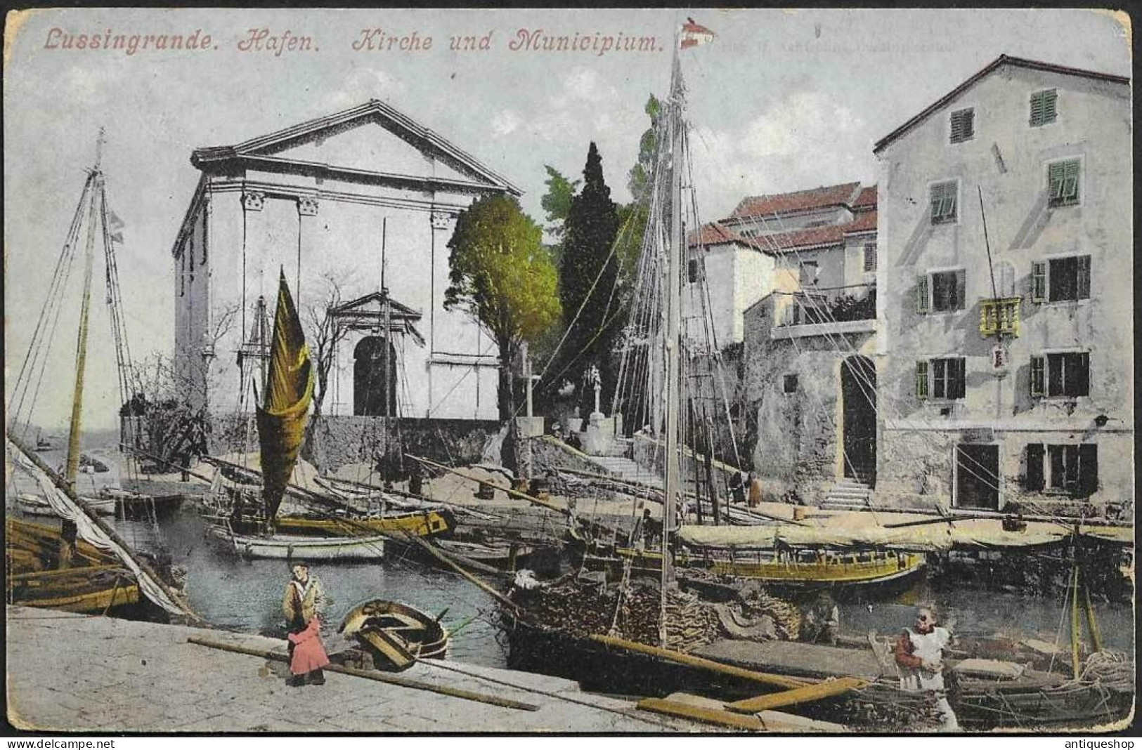 Croatia-----Veli Losinj (Lussingrande)-----old Postcard - Croatie