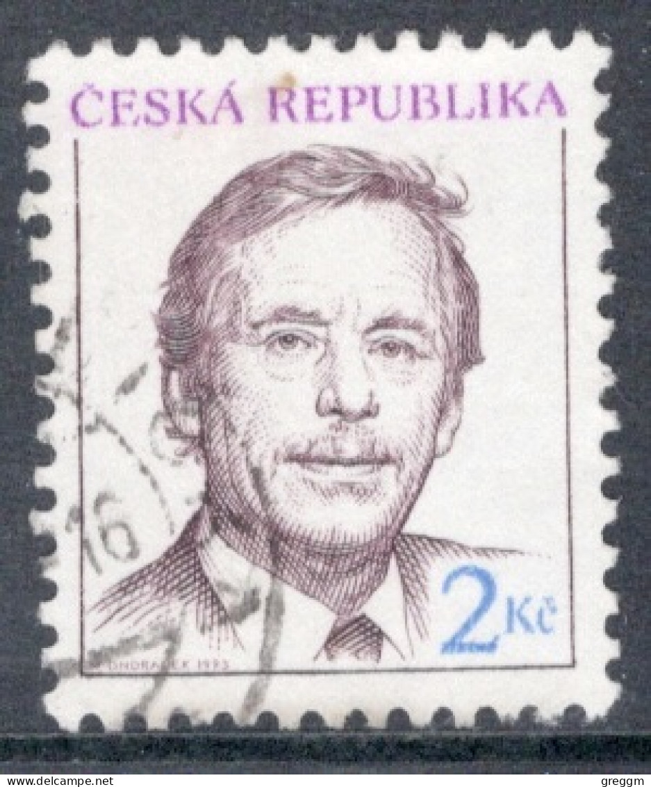 Czech Republic 1993 Single Stamp To Celebrate Vaclav Havel In Fine Used - Oblitérés