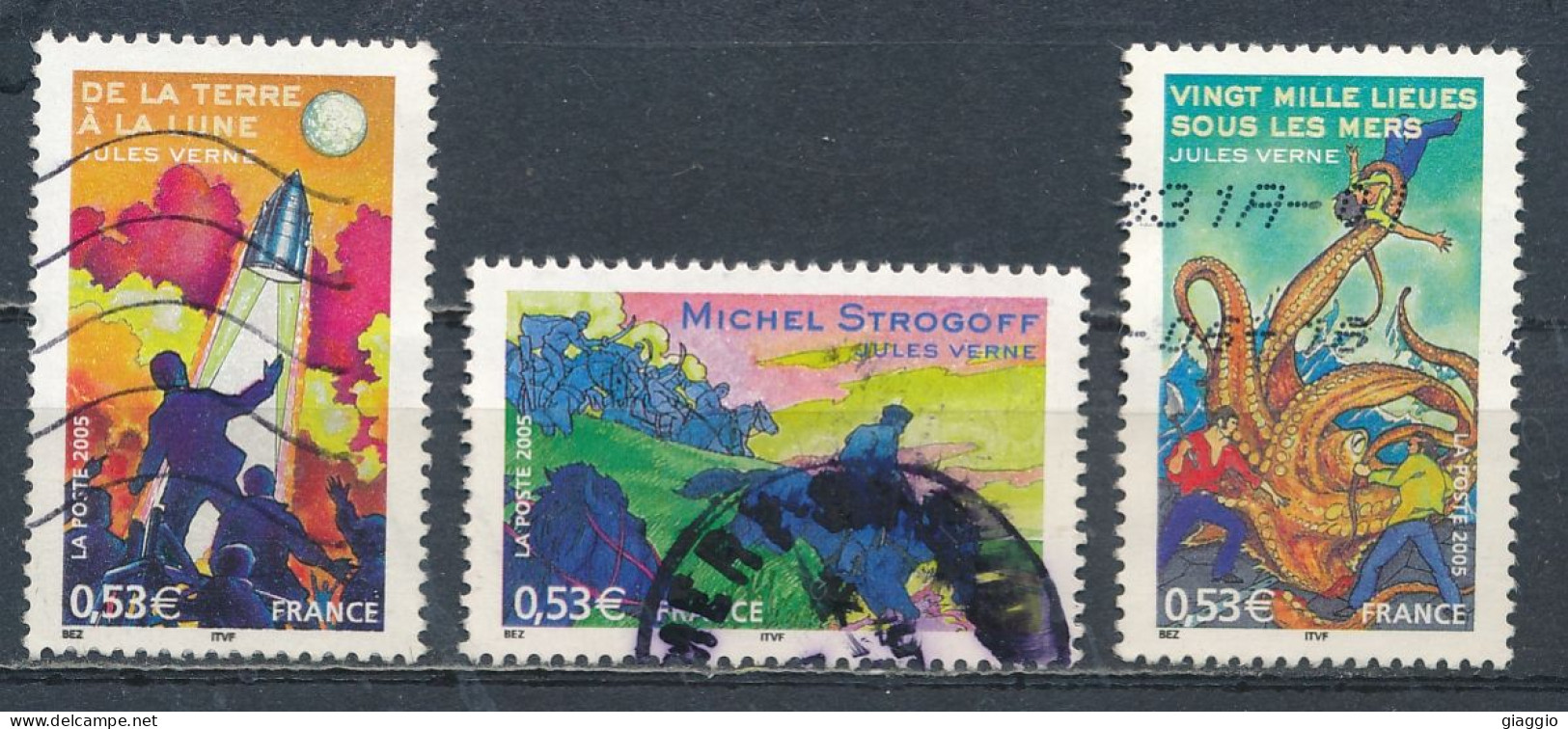 °°° FRANCE - Y&T N° 3790/94 - 2005 °°° - Used Stamps