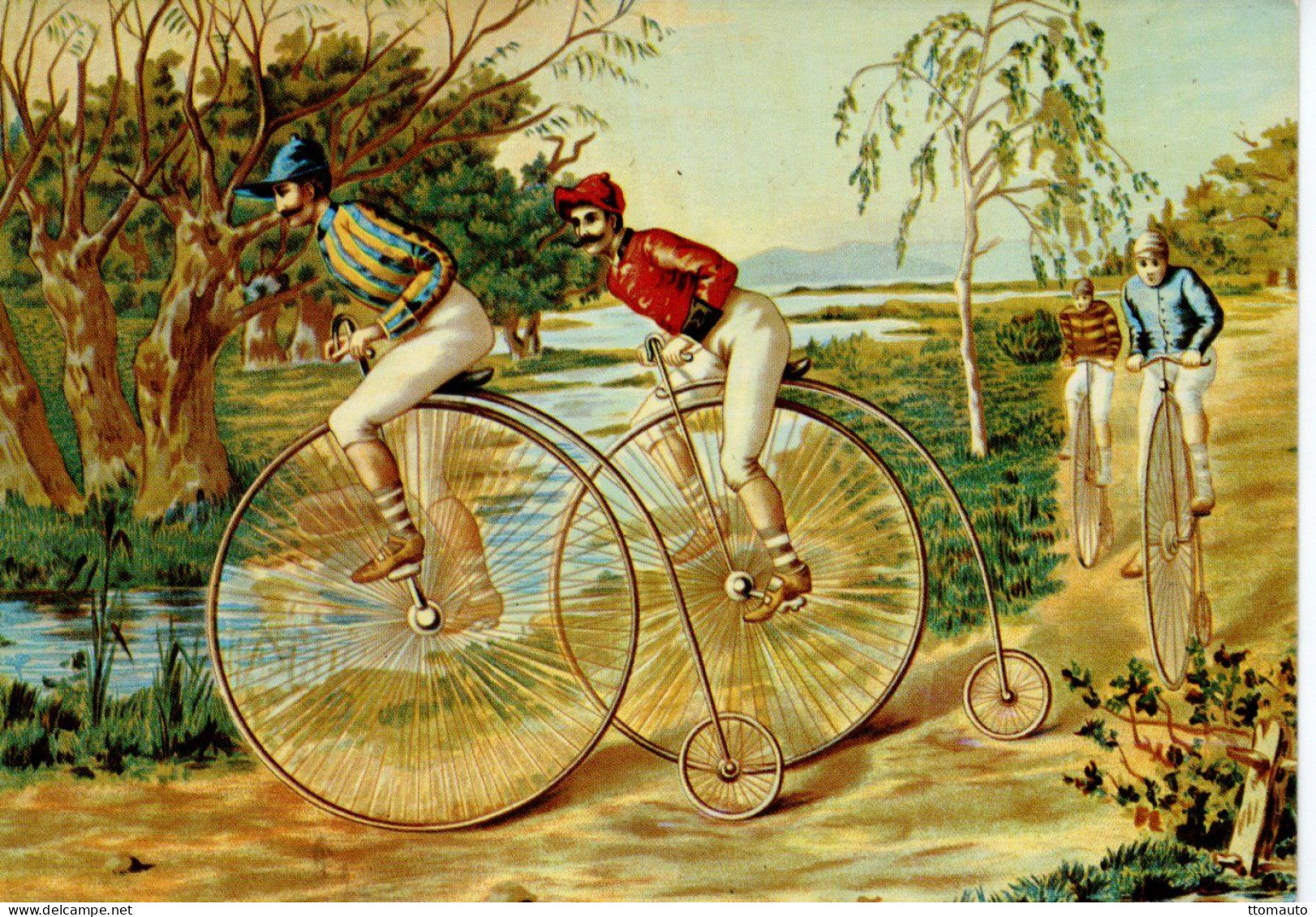 Nos Cyclistes   -  Publicité  -  Art Carte Postale Nugeron - Wielrennen