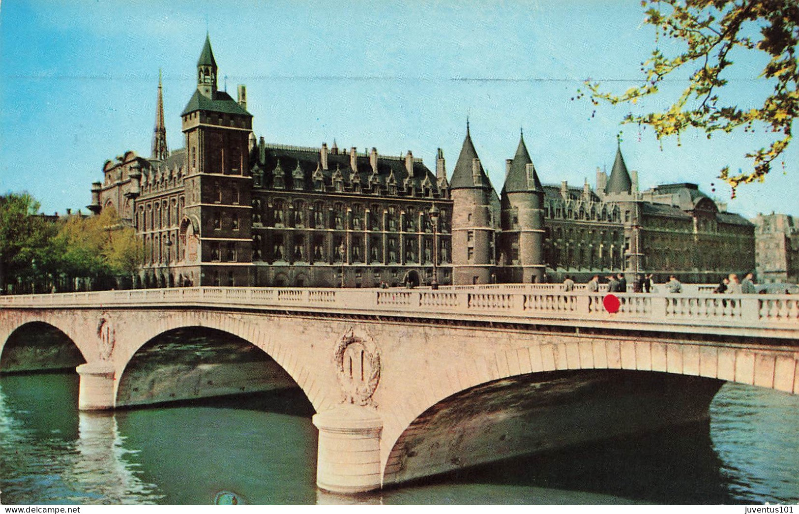 CPA Paris-Pont Au Change-Timbre     L2852 - Ponts