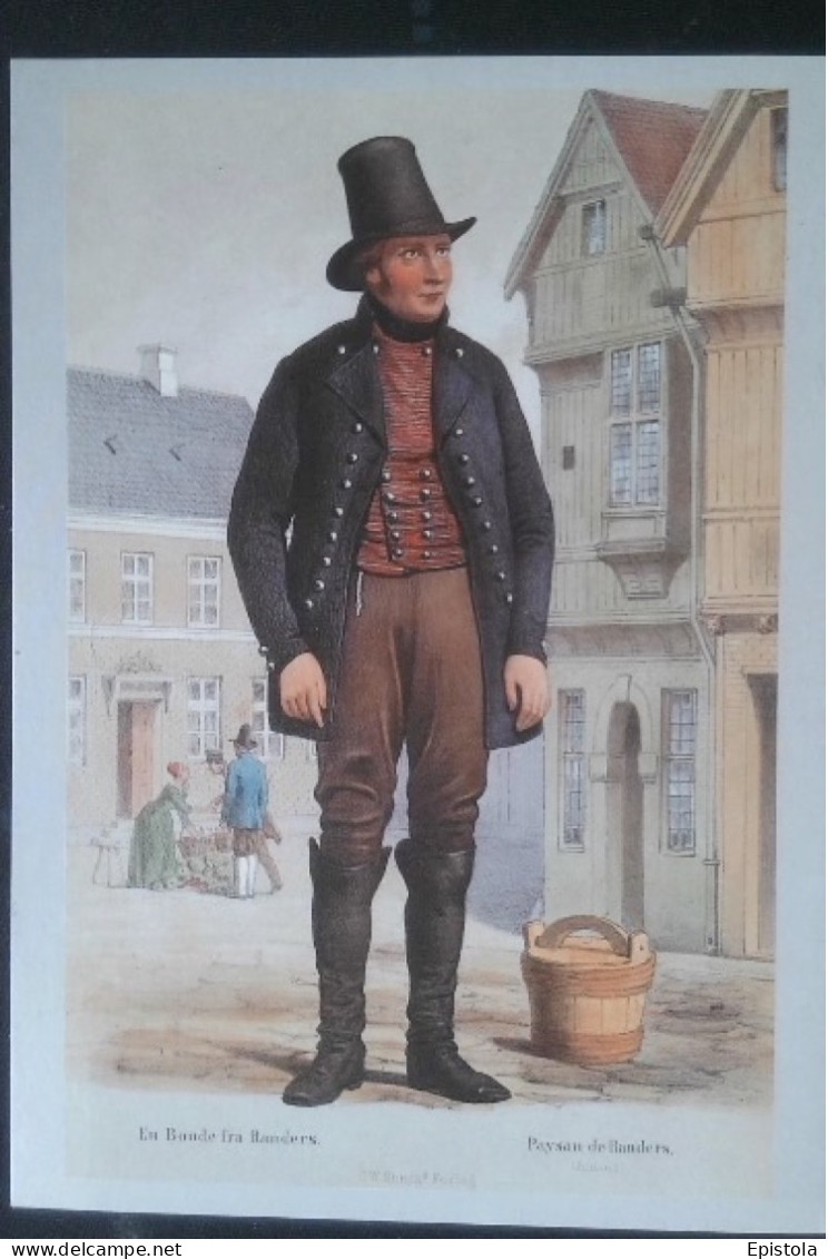 ►  Paysan De Randers  -    Danish Folk Costumes 1854 1861 - Serie "Den Gamle By" - Denmark