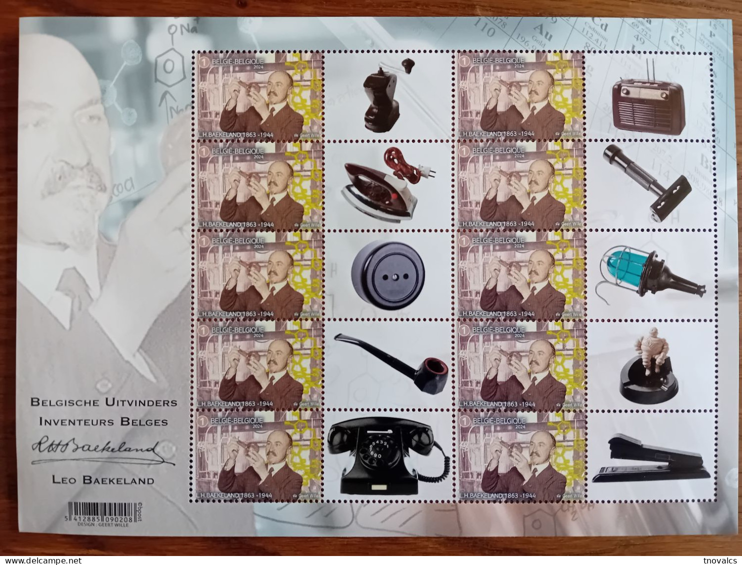 LES INVENTEURS BELGES  XX   2024 - Unused Stamps