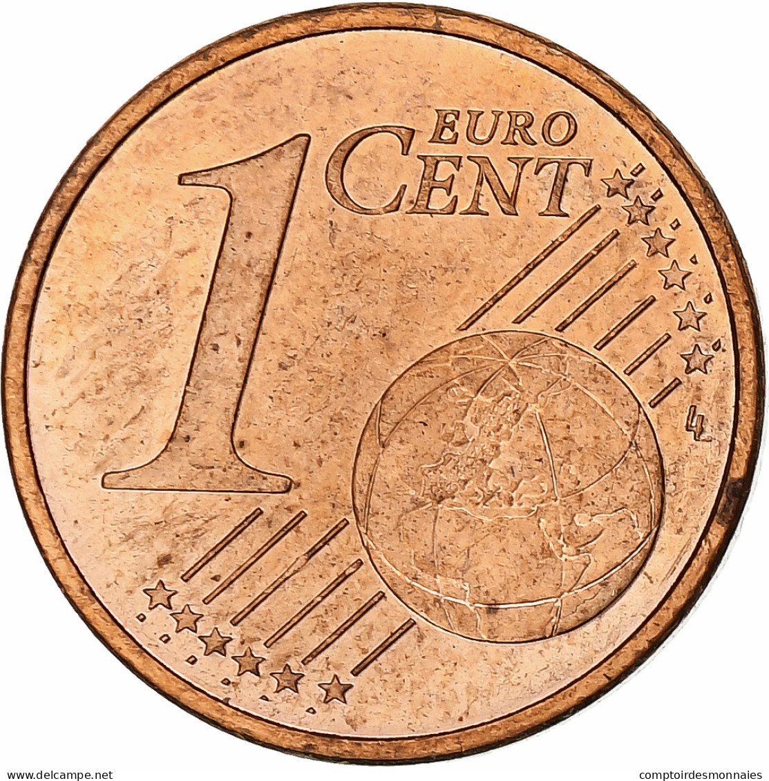 France, Rainier III, Euro Cent, 2001, Paris, Cuivre Plaqué Acier, SPL+, KM:167 - France