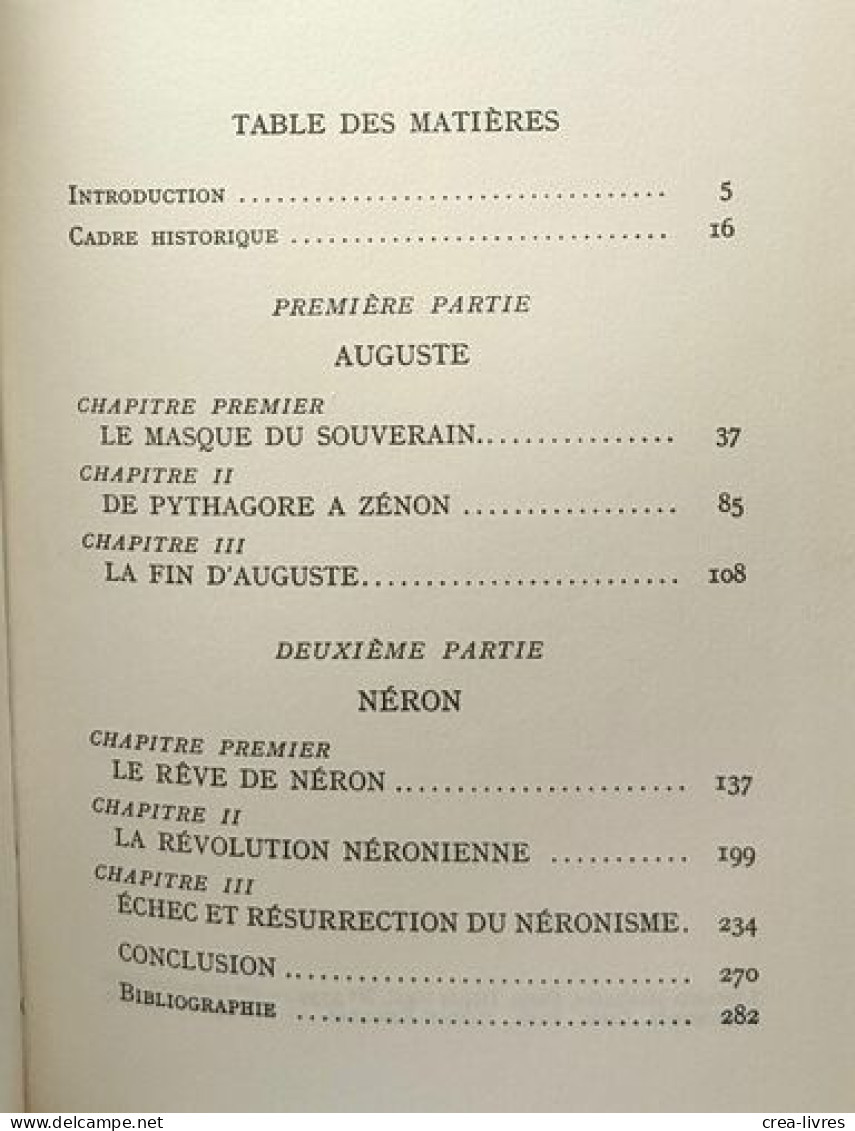 Auguste Et Néron - Le Secret De L'Empire - History