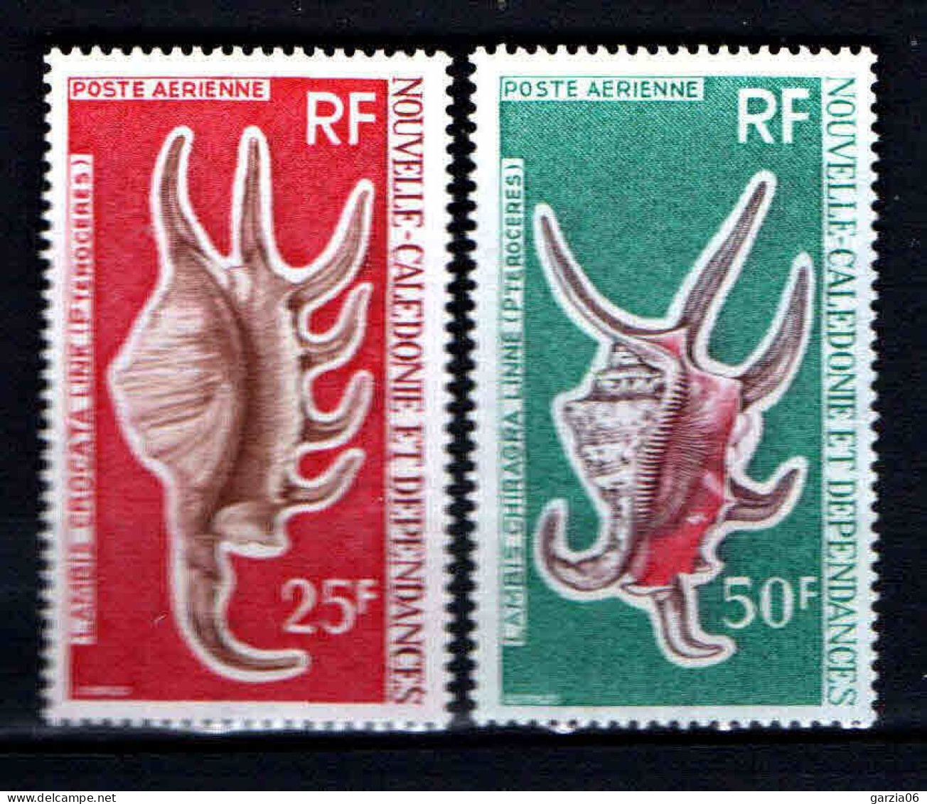 Nouvelle Calédonie  - 1972 - Coquillages -   PA 129/130 - Neufs ** - MNH - Ongebruikt