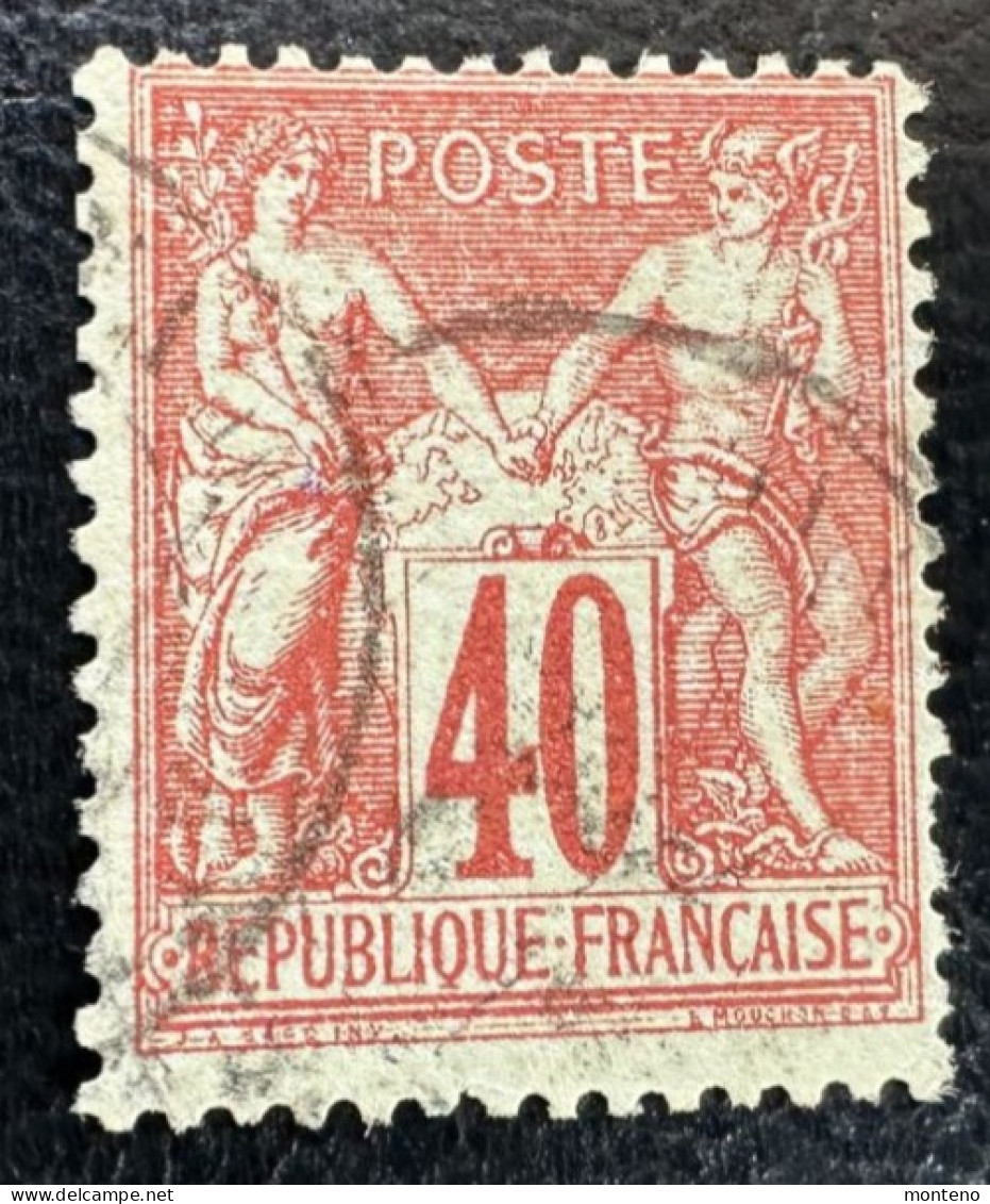 France 1878   Sage Type I    Y Et T  70  O - 1876-1878 Sage (Type I)