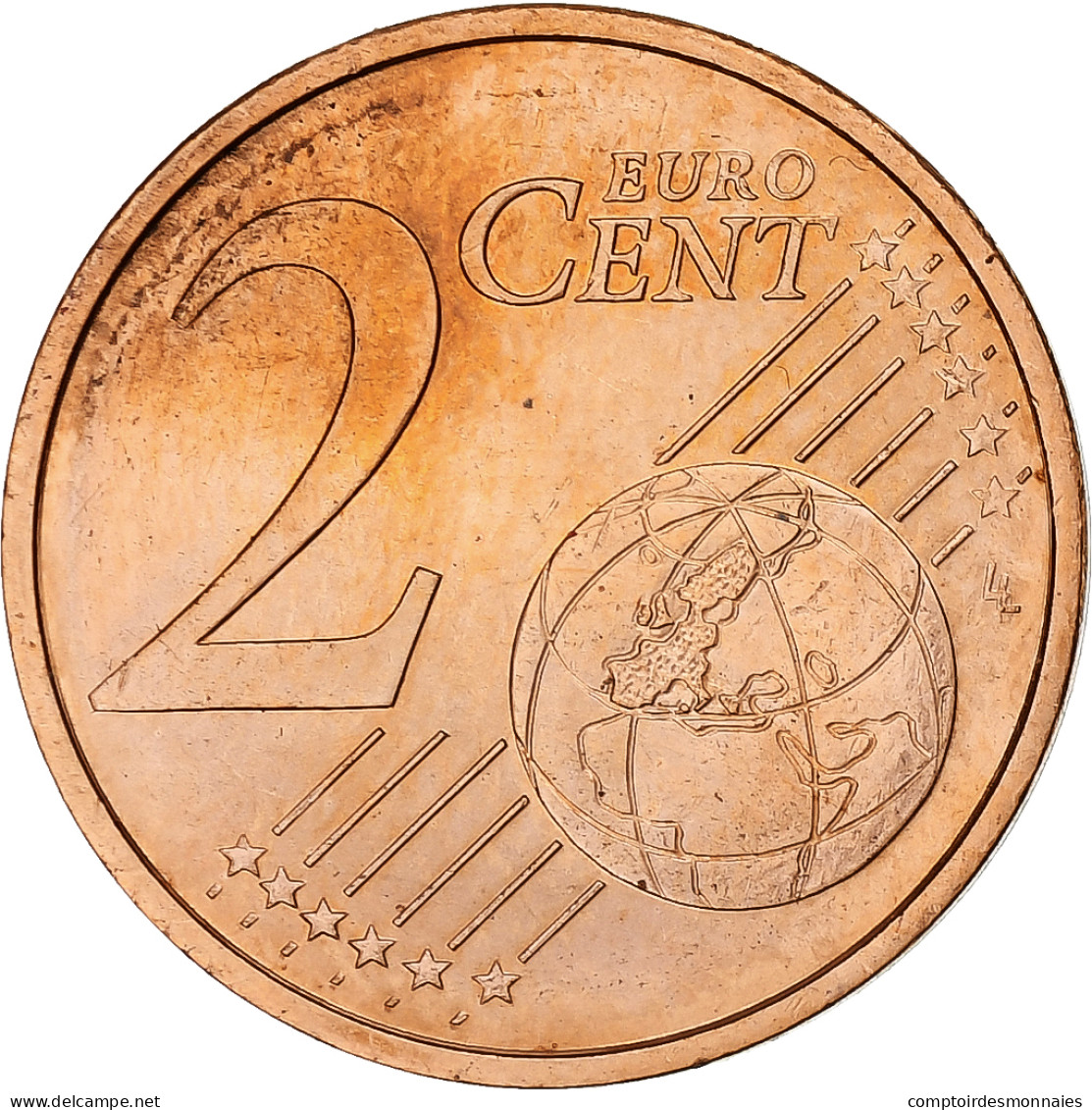 France, Rainier III, 2 Euro Cent, 2001, Paris, Cuivre Plaqué Acier, SPL+ - France