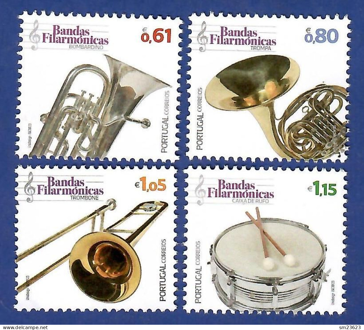 Portugal  12.04.2023 ,  Bandas Filarmónicas / Musikinstrumente - Postfrisch / MNH / (**) - Nuevos