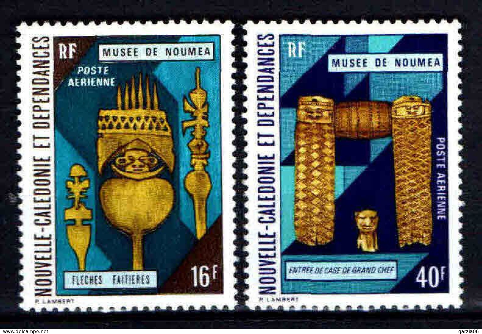 Nouvelle Calédonie  - 1973 - Musée De Nouméa-   PA 142/143 - Neufs ** - MNH - Unused Stamps