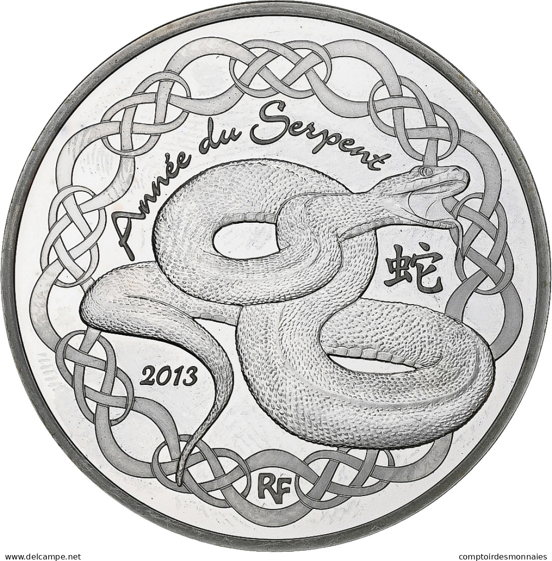 France, 10 Euro, La Fontaine/Année Du Serpent, BE, 2013, Monnaie De Paris - France