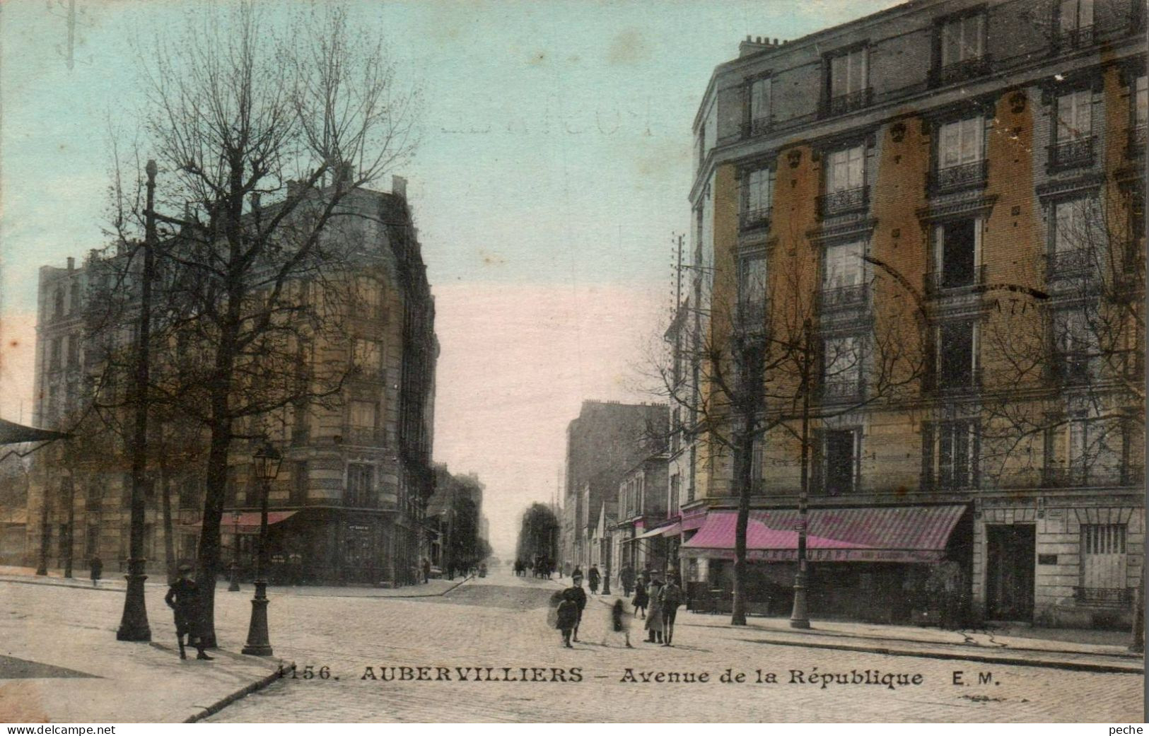 N°134 W -cpa Aubervilliers -avenue De La République- - Aubervilliers