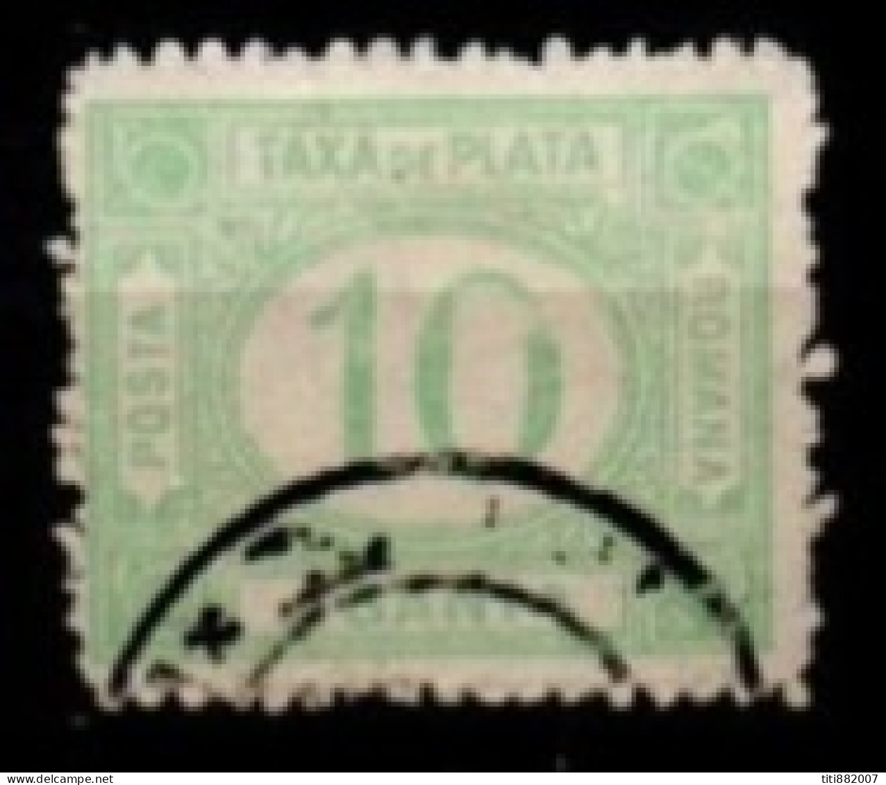 ROUMANIE     -    Taxe   -   1908  . Y&T N° 29 Oblitéré - Postage Due