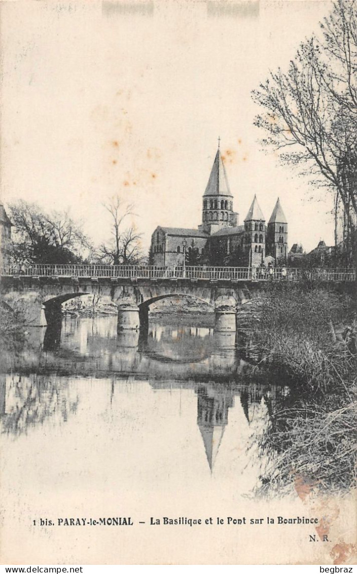 PARAY LE MONIAL      PONT SUR LA BOURBINCE - Paray Le Monial