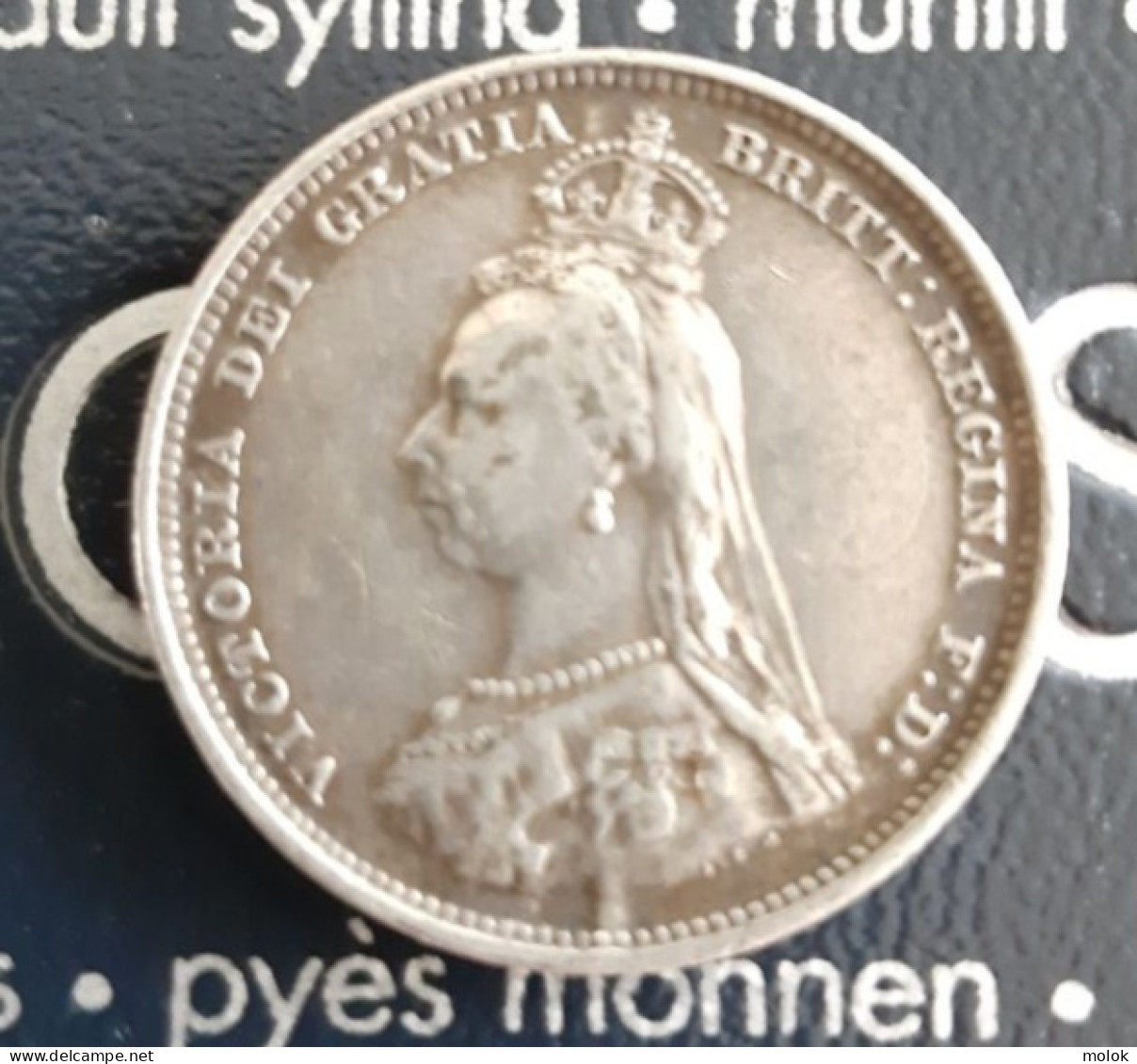 Royaume Uni Victoria 1 Shilling 1887 Argent - Autres & Non Classés
