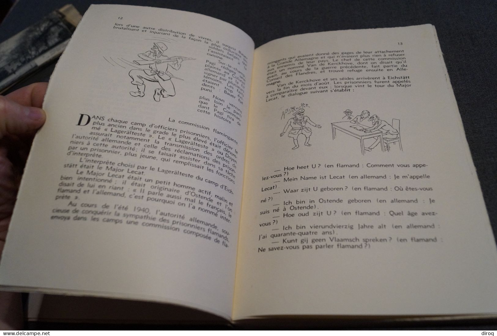 RARE ouvrage,Jamais ne désespère... Henri Decard,dessins de Jean Remy,prisonnier de guerre 40-45, 94 pages,27/17 Cm.