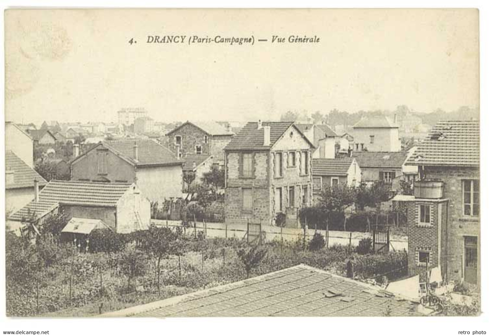 Cpa Drancy - Vue Générale , éditeur Eld - Drancy