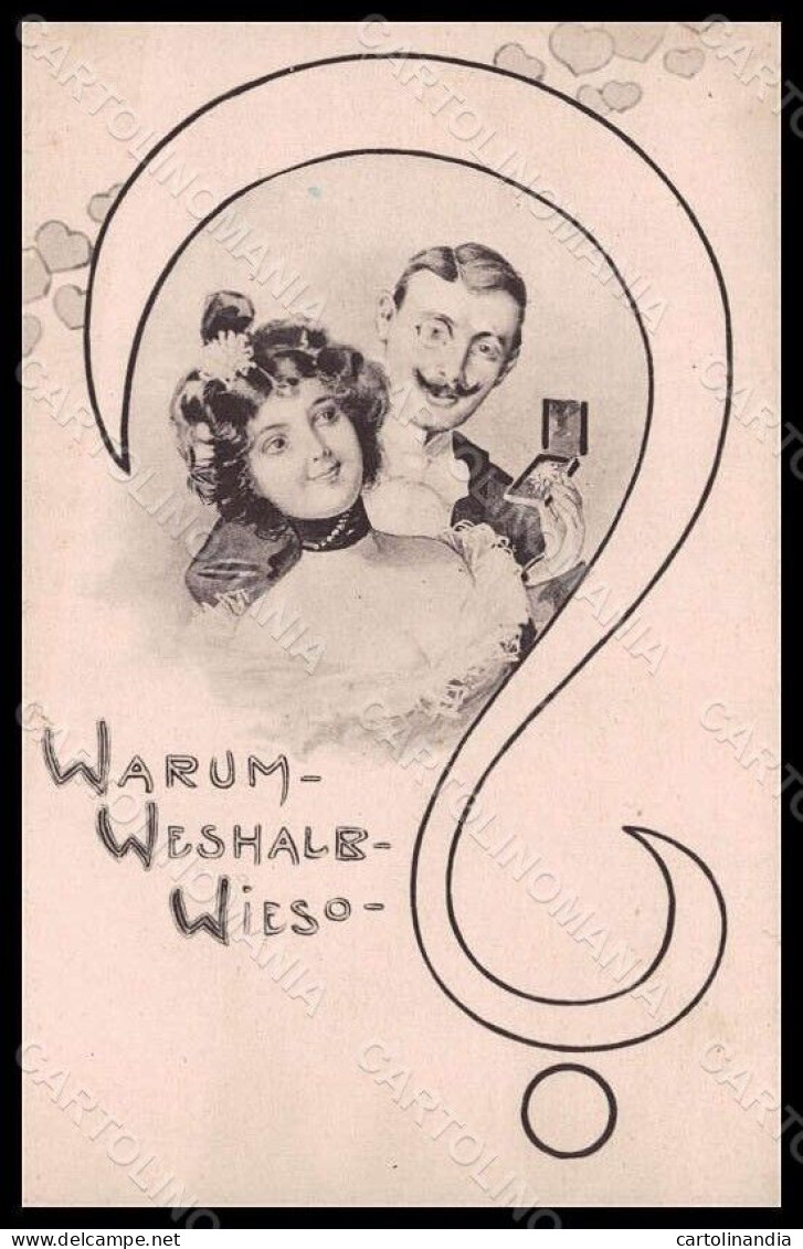 Artist Signed Lady Romantic Couple Art Nouveau Postcard VK8146 - Other & Unclassified