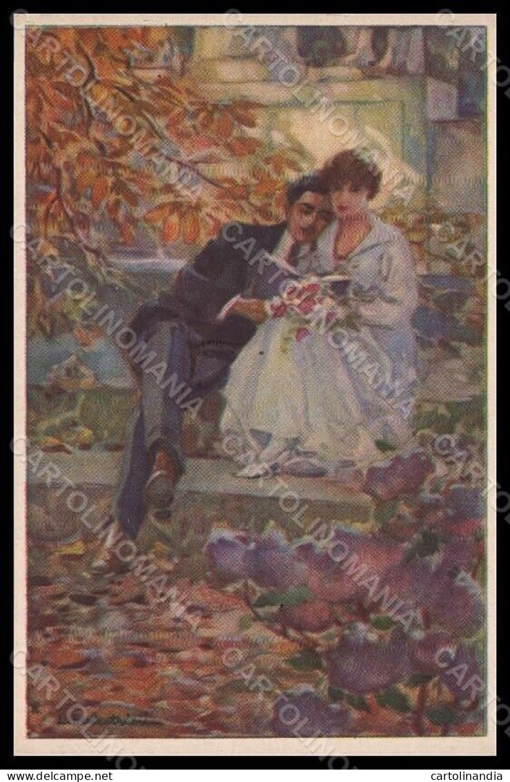 Artist Signed Balestrieri Fashion Lady Couple Serie 312-2 Postcard VK8057 - Other & Unclassified