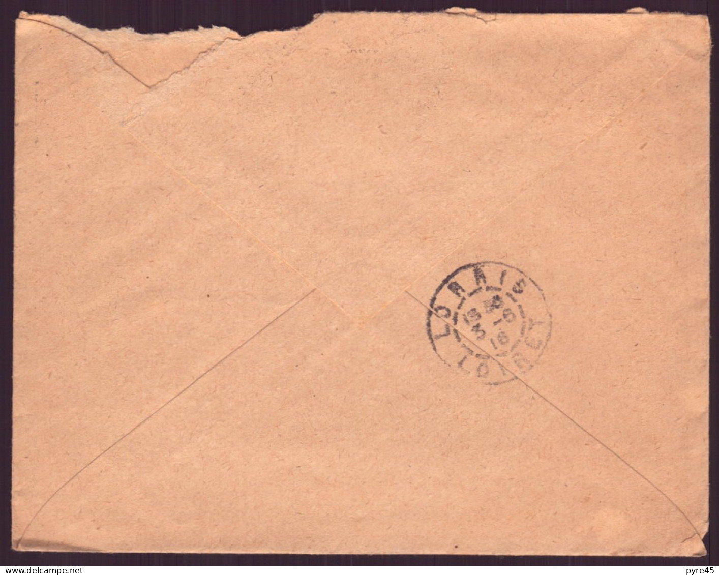 France, Enveloppe Du 2 Juin 1916 De Paris Pour Lorris - Sonstige & Ohne Zuordnung