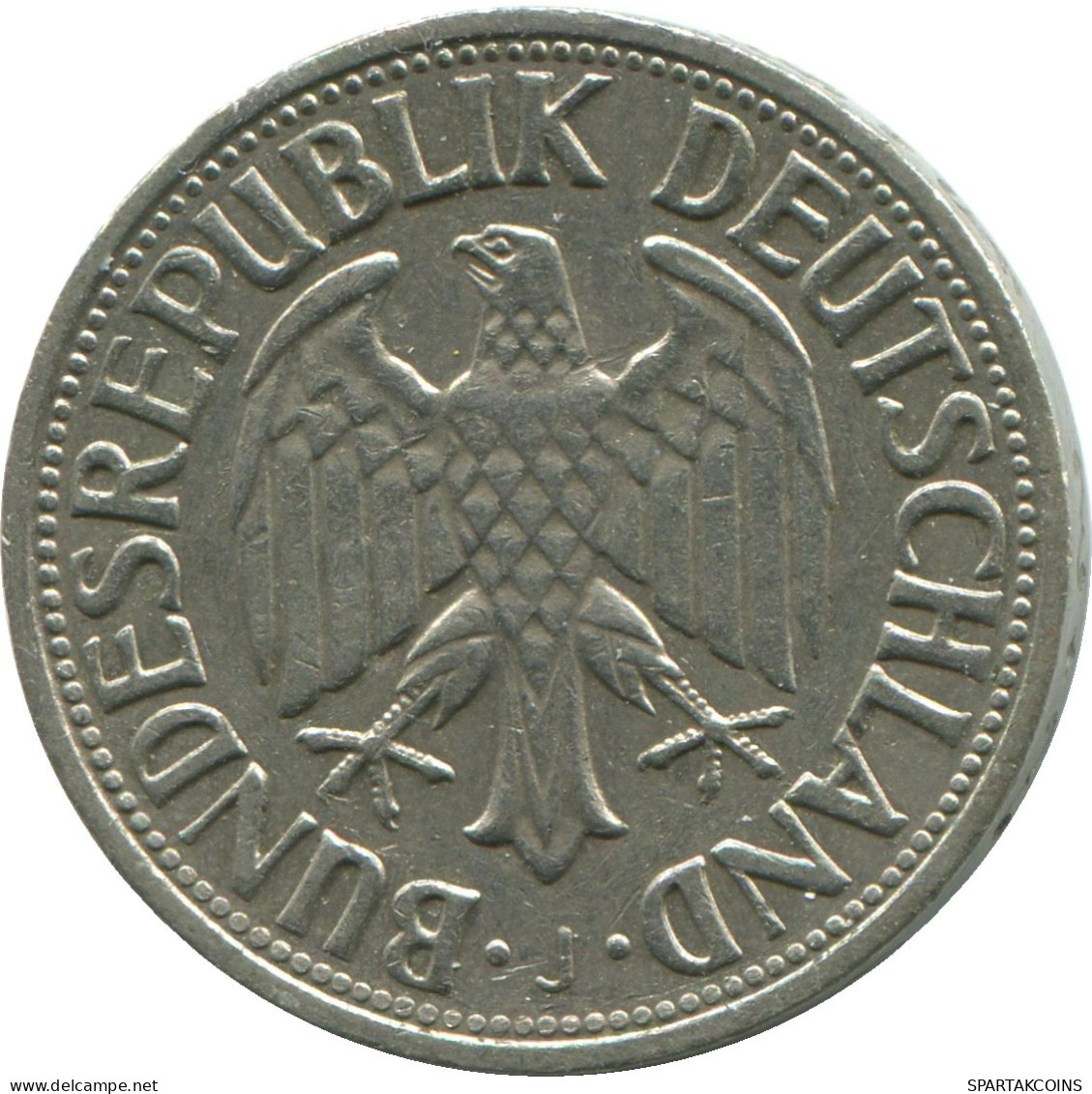 1 MARK 1966 J BRD ALEMANIA Moneda GERMANY #DE10406.5.E.A - 1 Mark