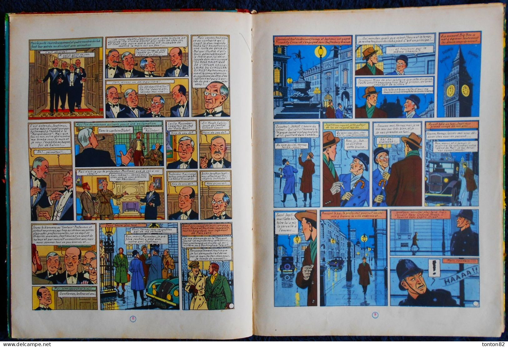 Edgar .P. Jacobs - La Marque Jaune  - DARGAUD - ( Édition De 1959 ) . - Blake & Mortimer