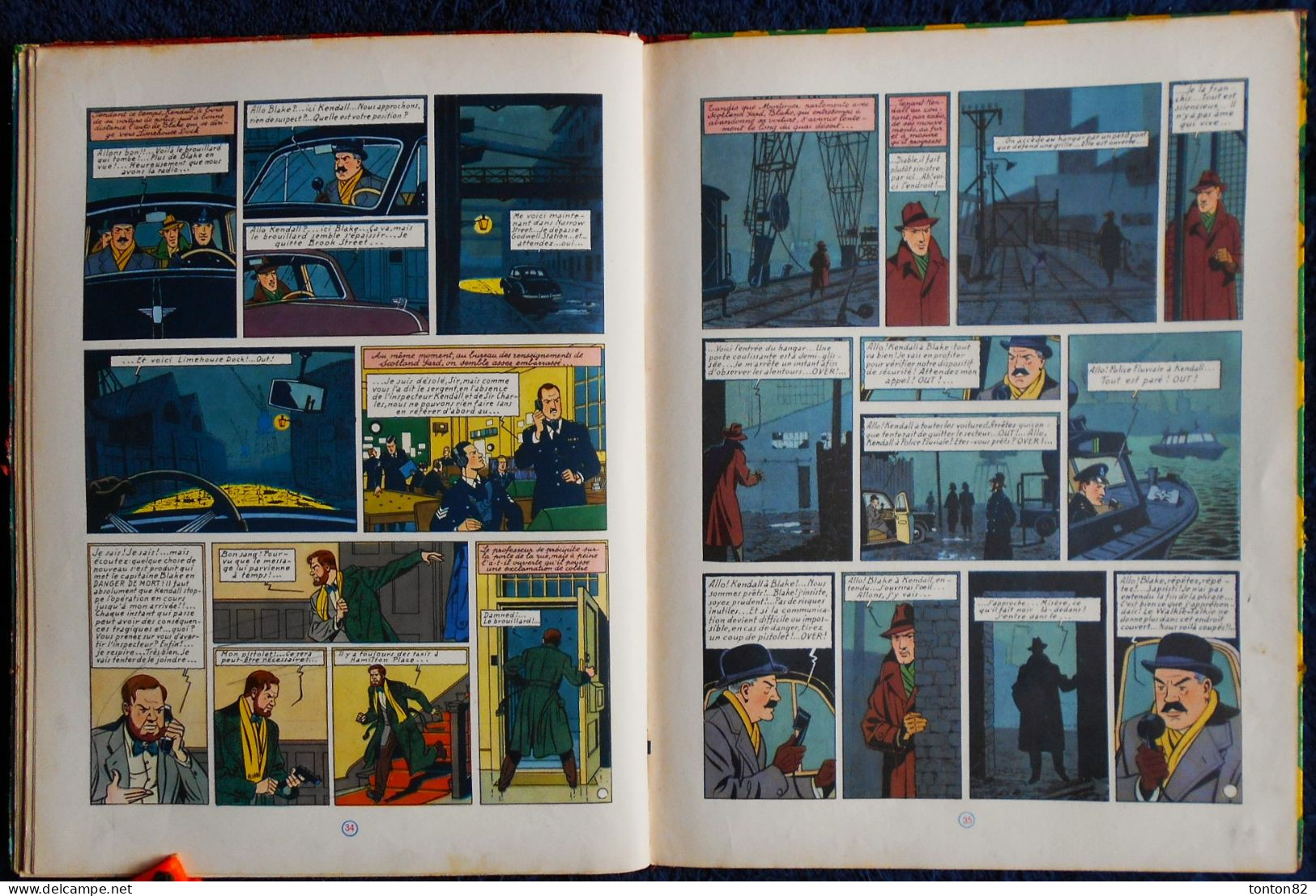 Edgar .P. Jacobs - La Marque Jaune  - DARGAUD - ( Édition de 1959 ) .