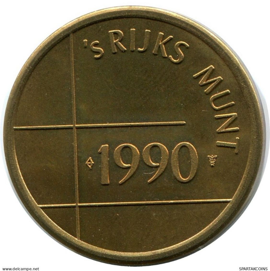 1990 ROYAL DUTCH MINT SET TOKEN NETHERLANDS MINT (From BU Mint Set) #AH029.U.A - Mint Sets & Proof Sets