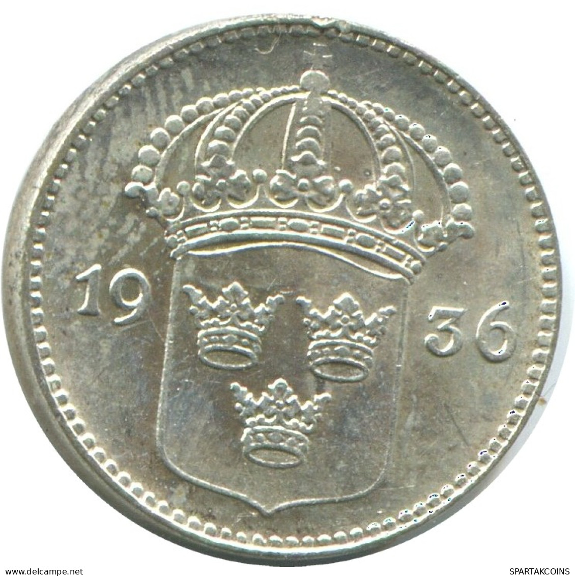10 ORE 1936 SCHWEDEN SWEDEN SILBER Münze #AD102.2.D.A - Schweden