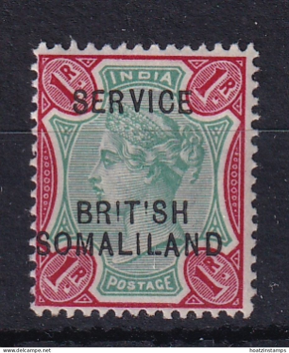 Somaliland Protectorate: 1903   Official - QV 'Service' OVPT    SG O5    1R   MH  - Somaliland (Herrschaft ...-1959)